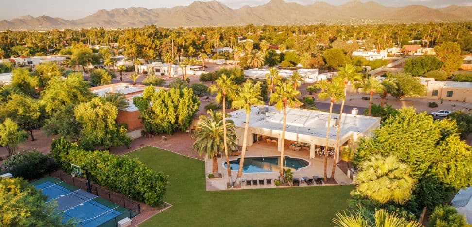 vacation rental with a pool in Scottsdale