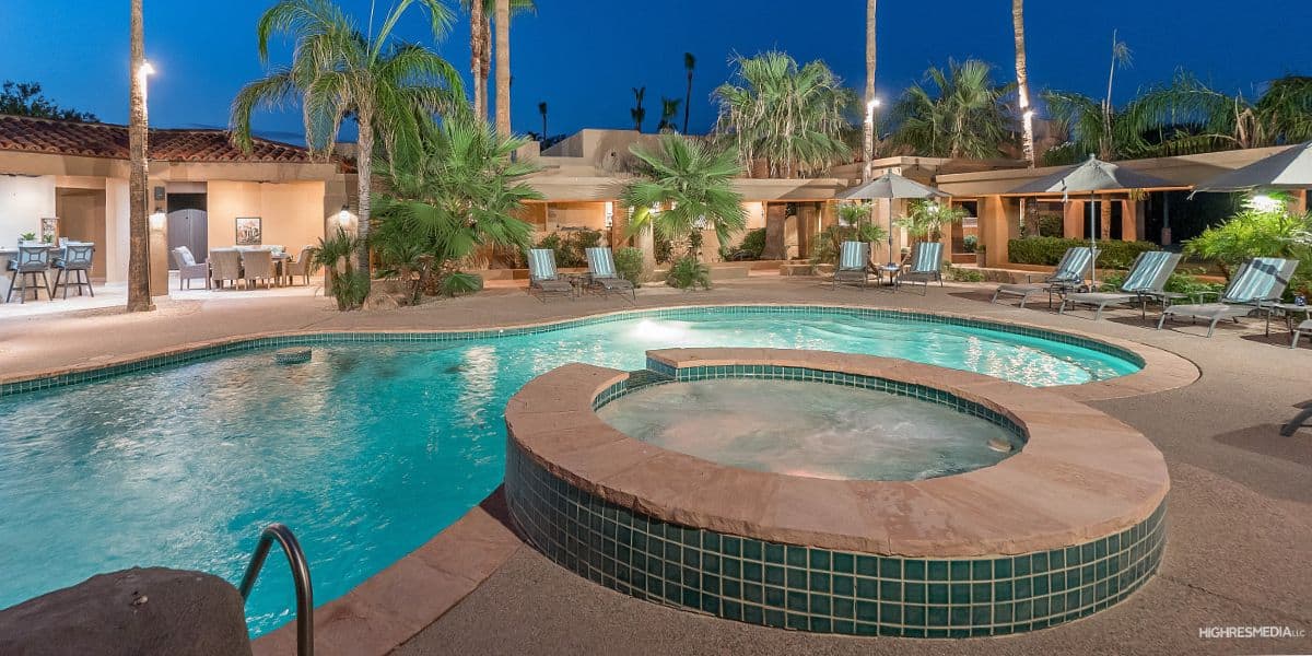 pool at Celebrity Hideaway vacation rental